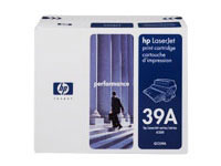 Cartucho de tner negro HP 39A LaserJet (Q1339A)